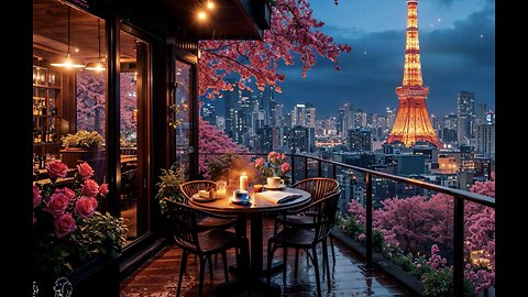 Quiet Tokyo Evening Jazz, Soothing Soft Jazz Music