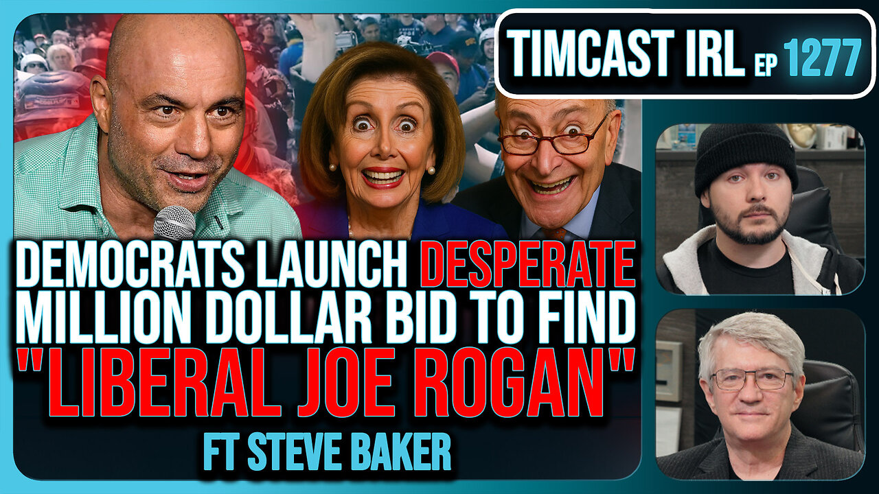 Democrats Launch DESPERATE MILLION Dollar Bid To Find "Liberal Joe Rogan" Project SAM | Timcast IRL